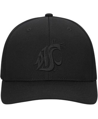 Лучшая в мире мужская черная шапка Washington State Cougars Reflex Performance Flex от Top of the World