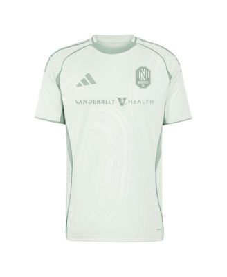 Мужская предматчевая майка Adidas светло-зеленого цвета Nashville SC 2025 One Planet
