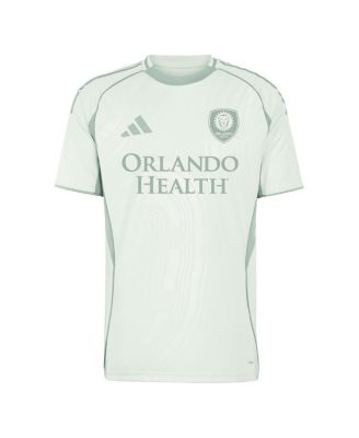 Мужская предматчевая майка Adidas светло-зеленого цвета Orlando City SC 2025 One Planet