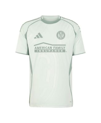 Мужская светло-зеленая предматчевая майка Adidas Atlanta United FC 2025 One Planet