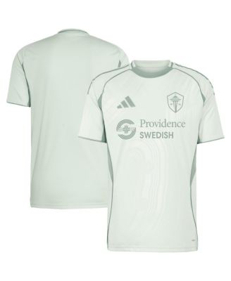 adidas - Men's Light Green Seattle Sounders FC 2025 One Planet Pre-Match Top