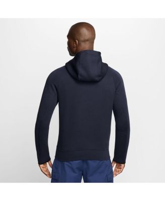 Мужской темно-синий флисовый пуловер Nike USMNT Tech с капюшоном