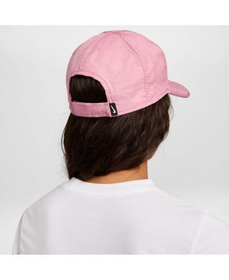 Мужская и женская шапка Nike Pink Featherlight Club Performance с регулируемой посадкой