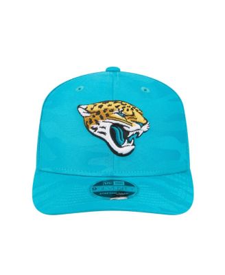 Мужская кепка дальнобойщика New Era в камуфляжной расцветке Jacksonville Jaguars Adventure камуфляжного цвета 9SEVENTY с регулируемой застежкой-молнией