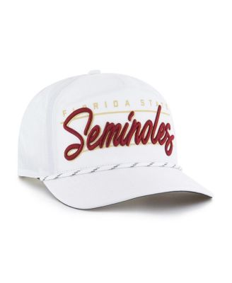 Брендовая мужская белая шляпа Condor Hitch 47-го года выпуска от компании Florida State Seminoles, регулируемая по длине.