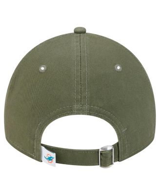 Men's Olive Miami Dolphins Main 9TWENTY Adjustable Hat