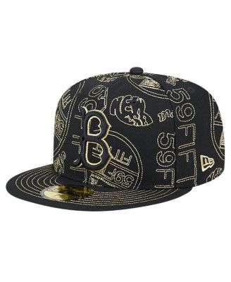 New Era - Men's Black Brooklyn Dodgers 59FIFTY Day Allover Fitted Hat