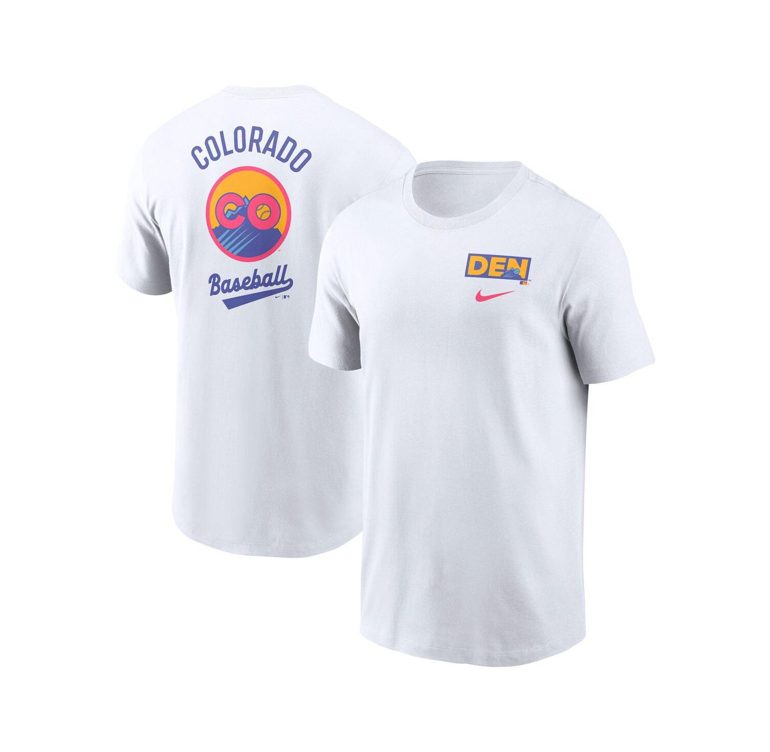 Men's White Colorado Rockies 2025 City Connect Graphic T-Shirt