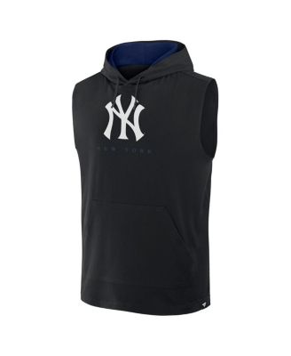 Мужская черная толстовка-пуловер без рукавов New York Yankees Fire Speed от Fanatics
