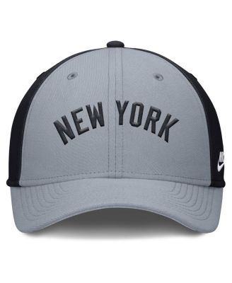 Men's Gray/Navy New York Yankees Rise Swoosh Performance Flex Hat