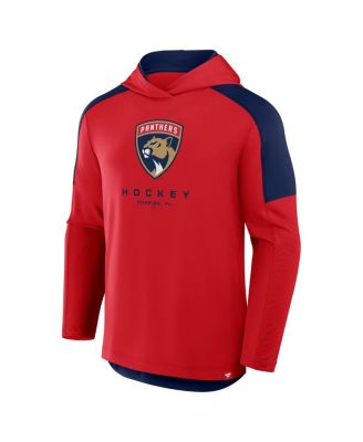 Мужская толстовка-пуловер Fanatics Red Florida Panthers Meta Game Transitional с капюшоном