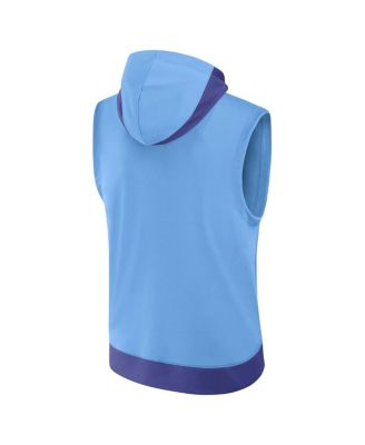 Men's Light Blue Colorado Rockies 2025 City Connect Authentic Collection Sleeveless Performance Pullover Hoodie
