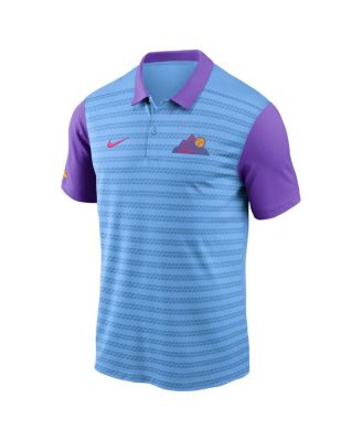 Nike мужская светло-голубой/фиолетовый Колорадо Рокиз 2025 город подключения подлинные коллекции производительность Победы рубашка поло 