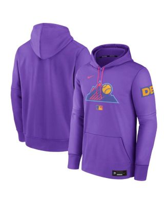 Nike - Men's Purple Colorado Rockies 2025 City Connect Authentic Collection Therma Pullover Hoodie