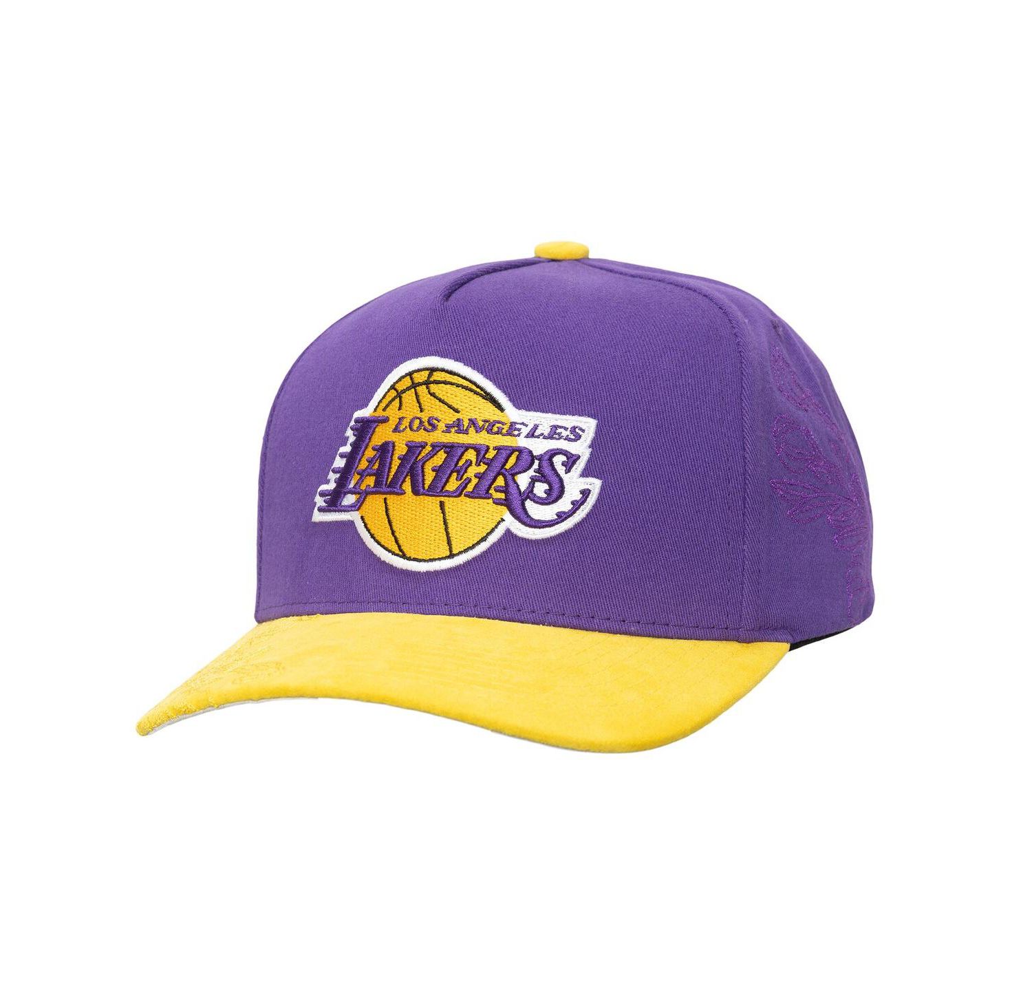 Men's Purple/Gold Los Angeles Lakers May Flowers Adjustable Hat