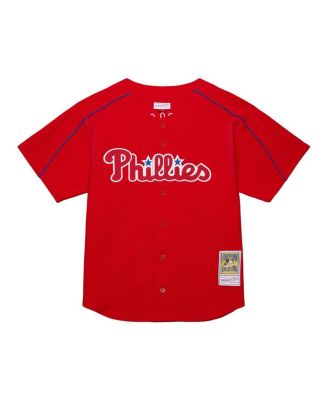 Мужская майка Mitchell & Ness Ryan Howard Red из коллекции Philadelphia Phillies Cooperstown для тренировок по бейсболу