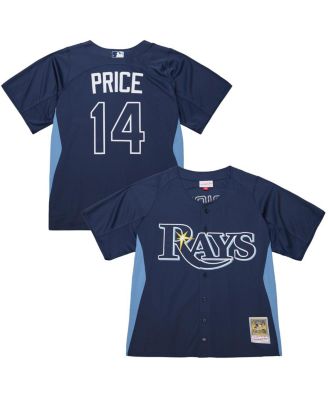 Mitchell & Ness - Men's&nbsp;David Price Blue Tampa Bay Rays Authentic Batting Practice Jersey