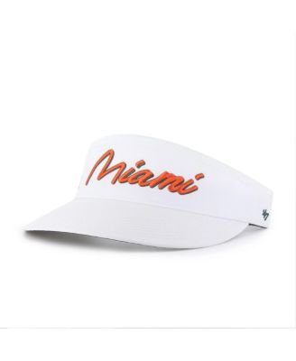 Брендовая мужская белая куртка Miami Hurricanes Melbourne 47-го года выпуска с регулируемым козырьком Brrr