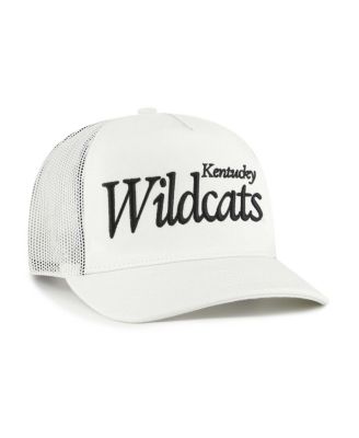 Брендовая мужская и женская кремовая кепка дальнобойщика Kentucky Wildcats Foundation Script 47-го года выпуска с регулируемой посадкой