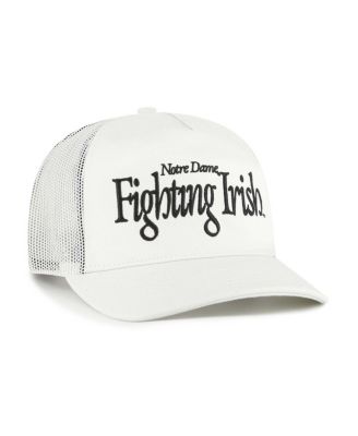 Брендовая мужская и женская кремовая шляпа Notre Dame Fighting Irish Foundation с надписью 