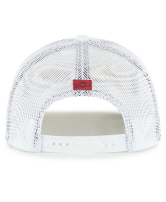 Брендовая мужская белая шляпа Arkansas Razorbacks Garner Rope Trucker, регулируемая по длине, 47-го года выпуска.