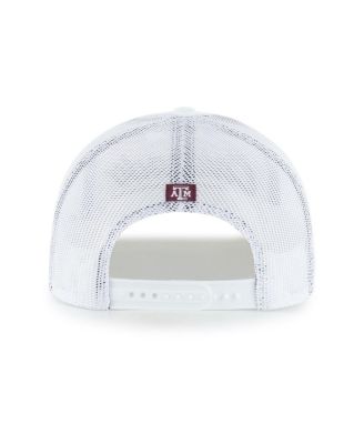 Брендовая мужская белая шляпа Texas A&M Aggies Garner Rope Trucker 47 года выпуска, регулируемая по высоте.