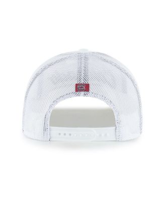 Брендовая мужская белая шляпа дальнобойщика из Южной Каролины Gamecocks Garner Rope с регулируемой длиной 47 см