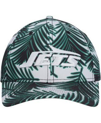 Мужская серая шляпа New York Jets Palms 39-го размера от New Era Flex серого цвета