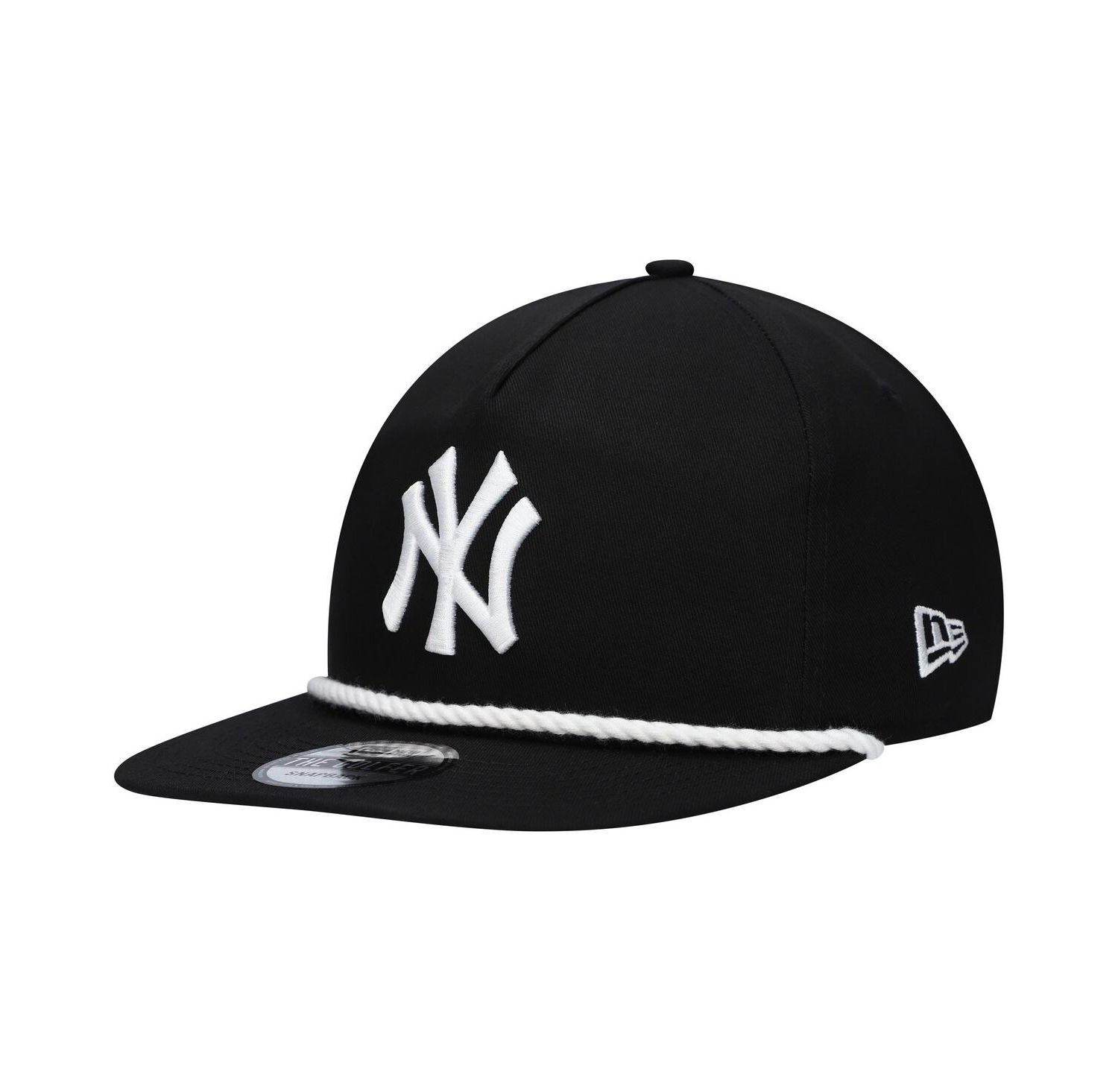 Men's Black New York Yankees Golfer Snapback Hat