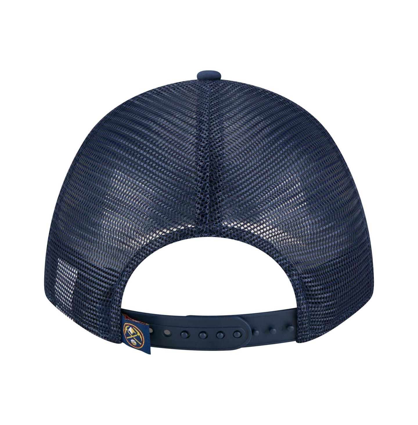 Мужская кепка New Era Navy Denver Nuggets Minimalist A-Frame 9FORTY Trucker Hat — фото 4