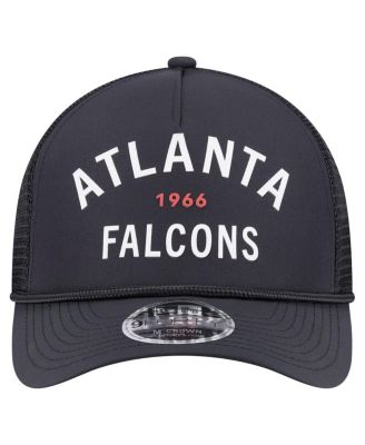 Новая мужская черная шляпа Atlanta Falcons Active в минималистичном стиле с M-образной короной и А-образной оправой, регулируемая на 9 дюймов.