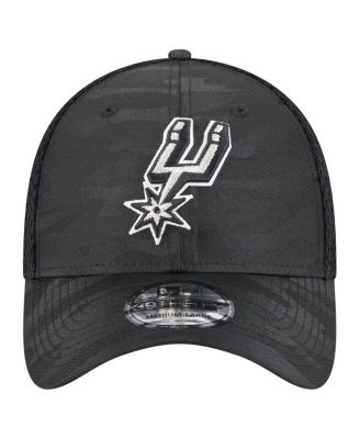 Мужская черная кепка New Era San Antonio Spurs с тонким камуфляжем 39-ГО размера