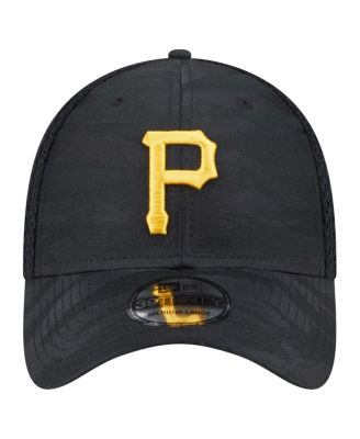 Мужская черная кепка Pittsburgh Pirates New Era с тонким камуфляжем 39-ГО размера