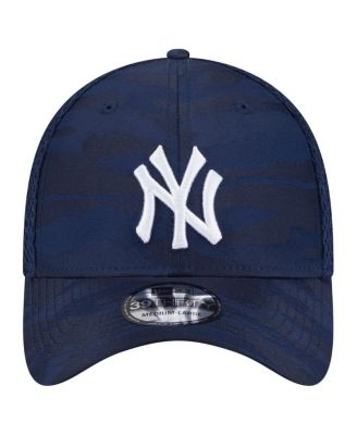 Мужская темно-синяя кепка New York Yankees New Era с тонким камуфляжем 39-ГО РАЗМЕРА