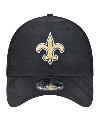 Мужская черная кепка New Orleans Saints Active Camo 39-го размера Flex от New Era