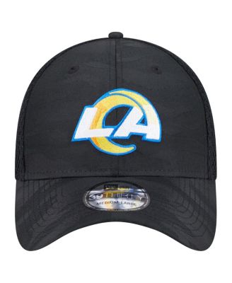 Мужская черная кепка Los Angeles Rams Active Camo 39-го размера Flex от New Era