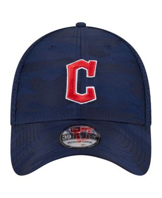 Мужская темно-синяя кепка Cleveland Guardians New Era с тонким камуфляжем 39-ГО размера