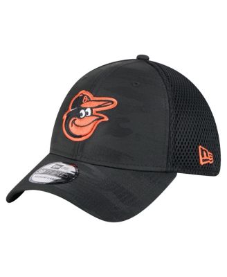 New Era - Men's Black Baltimore Orioles Subtle Camo 39THIRTY Flex Hat