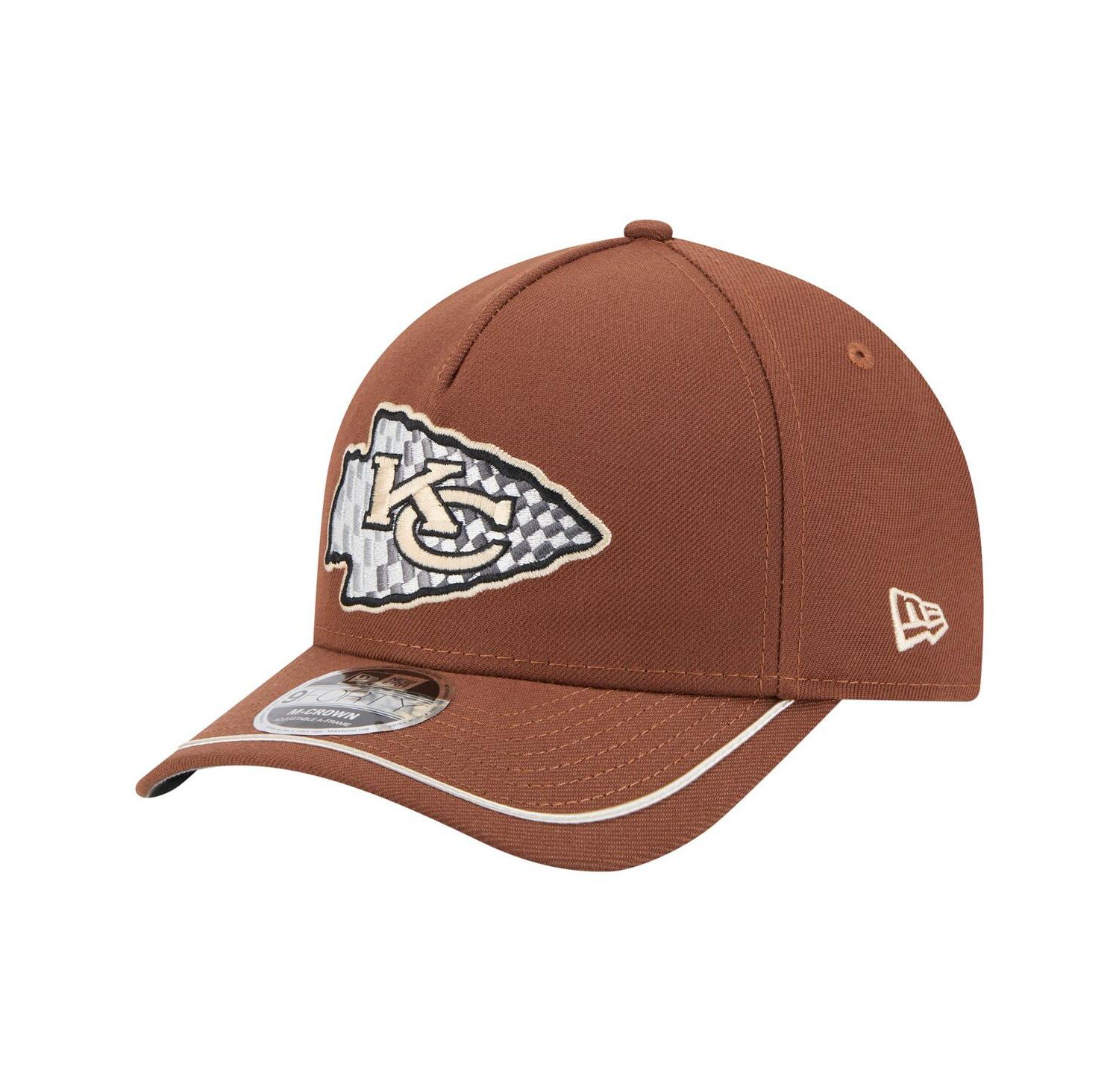 Men's Brown Kansas City Chiefs Motorsport 9FORTY Adjustable Hat