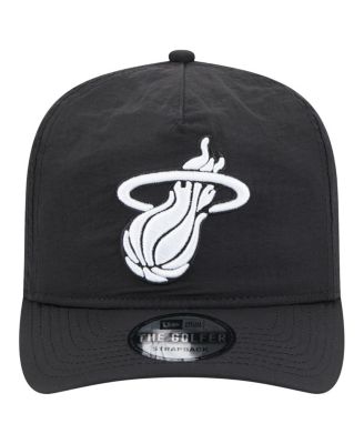 Men's Black Miami Heat Injection Everyday Golfer Adjustable Hat