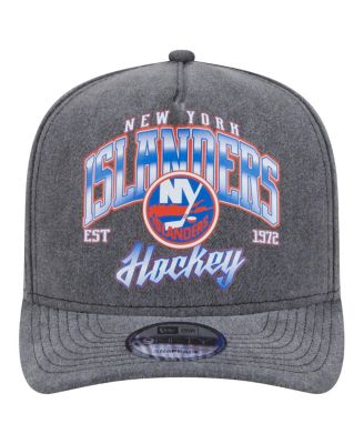 Мужская кепка-бейсболка New Era New York Islanders Throwback с А-образной оправой и предварительно изогнутым козырьком длиной 9 ФУТОВ.