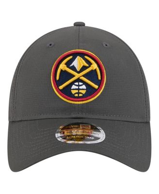 Мужская шапка Denver Nuggets Active Ripstop с регулируемой длиной 92 см из древесного угля новой эры