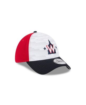 Men's Red/Navy Washington Nationals 2025 MLB Clubhouse 39THIRTY Flex Hat
