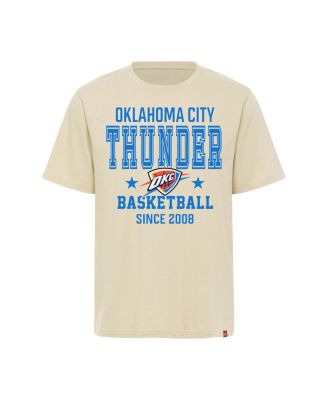 Sportiqe Men's and Women's Cream Oklahoma City Thunder Duke Premium T-Shirt