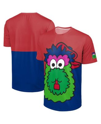 FOCO - Men's Red/Royal Philadelphia Phillies Big Logo Mascot T-Shirt