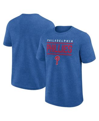 Fanatics - Men's Heather Royal Philadelphia Phillies Top Notch T-Shirt