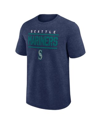 Мужская футболка высшего качества Fanatics Heather Navy Seattle Mariners от Fanatics