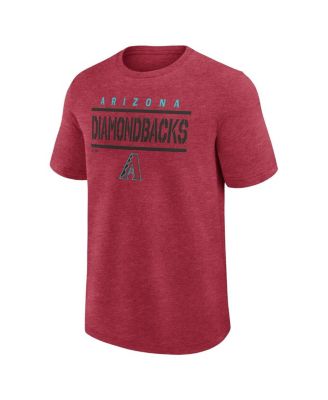 Мужская футболка высшего качества Fanatics Heather Red Arizona Diamondbacks от Fanatics