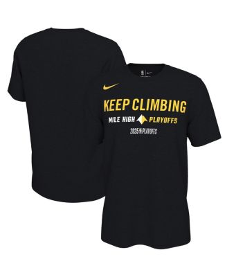 Nike - Men's and Women's Black Denver Nuggets 2025 NBA Playoffs On-Court Mantra T-Shirt