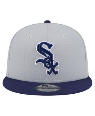 Мужская кепка-бейсболка New Era серого / темно-синего цвета Chicago White Sox в 2-тонном цветовом исполнении 9FIFTY Snapback